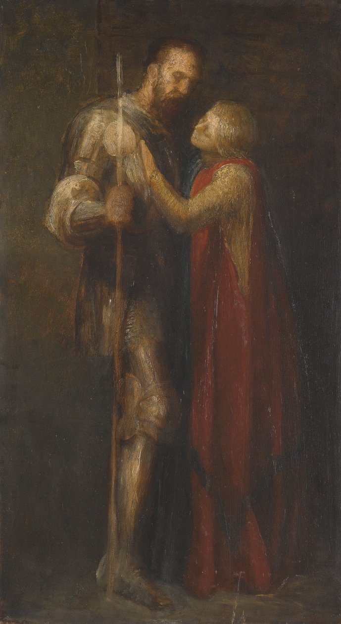 Chevalier et jeune fille - George Frederick Watts