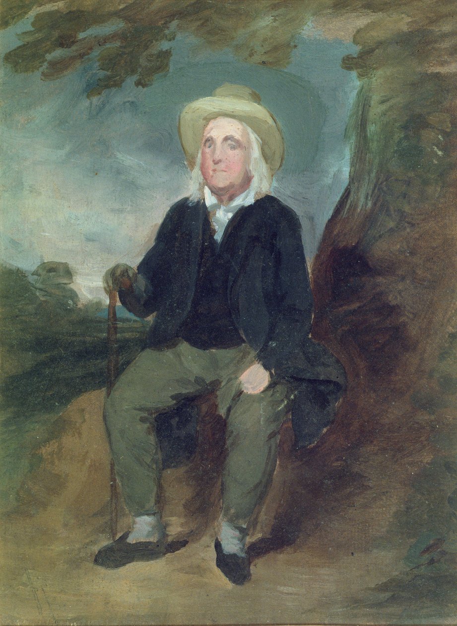 Jeremy Bentham dans un paysage imaginaire, 1835 - George Frederick Watts