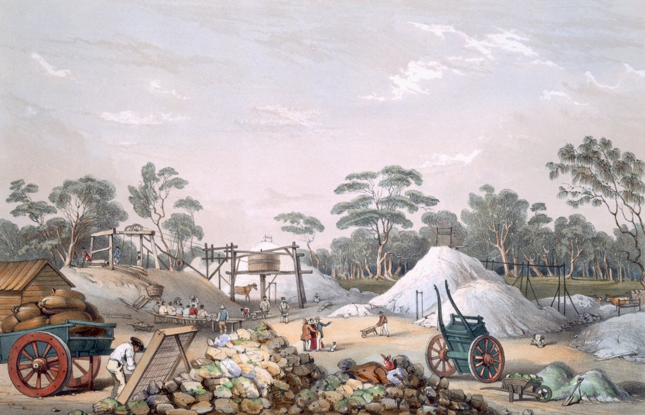 La mine de cuivre de Kapunda, de 