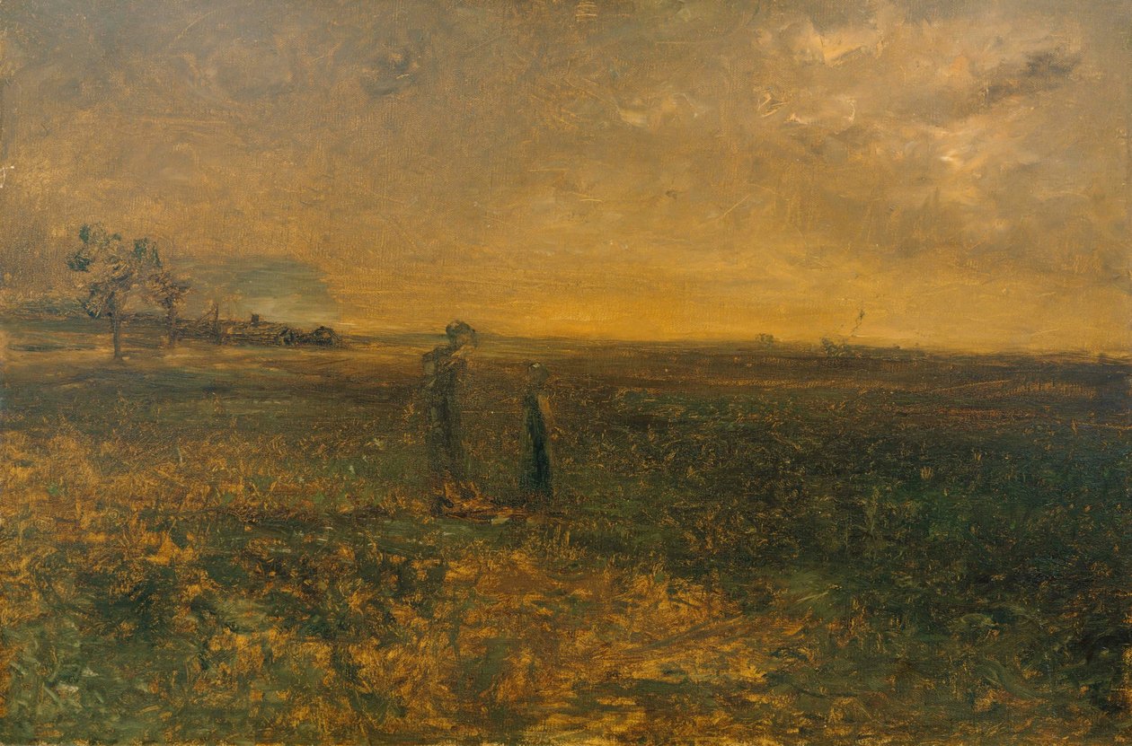 Crépuscule sur la prairie - George Fuller