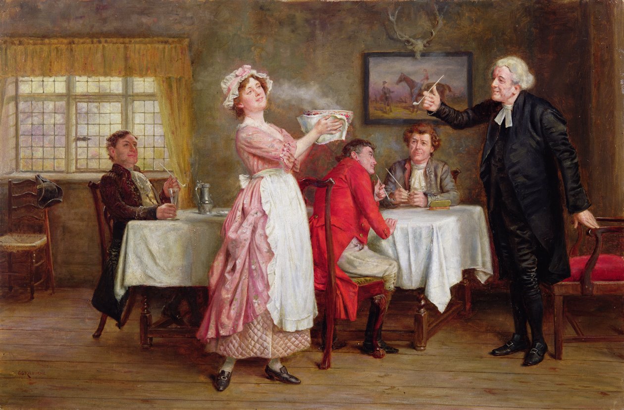 Couronner le festin - George Goodwin Kilburne