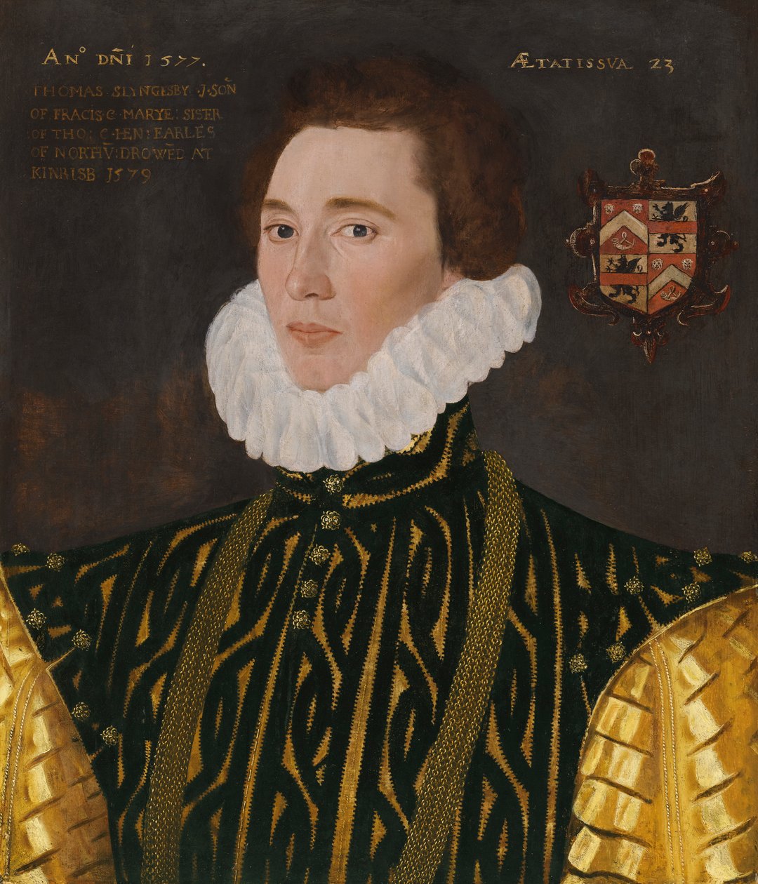 Portrait de Thomas Slingsby (1556-1579) - George Gower