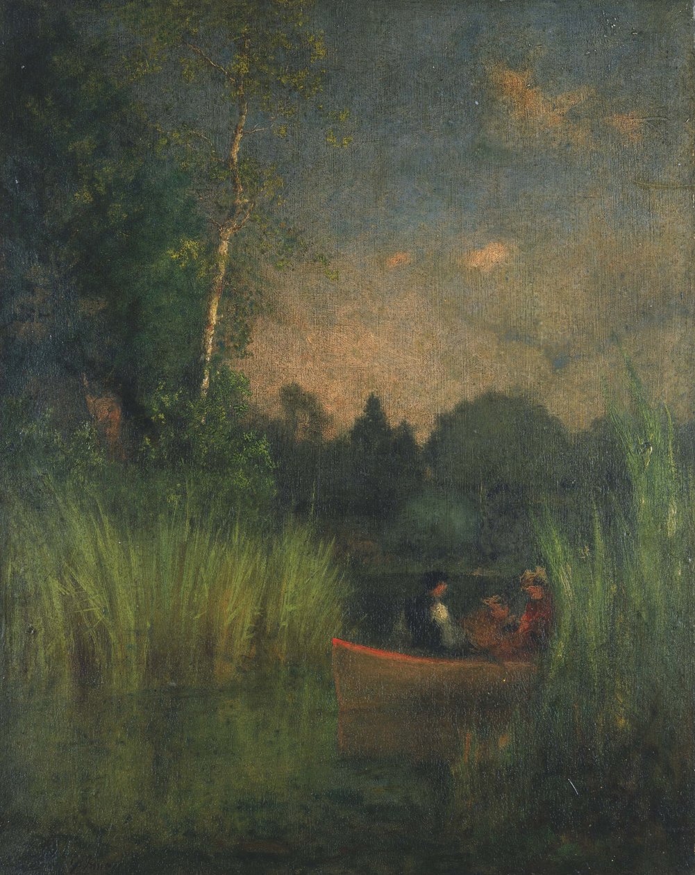 Crépuscule dans les joncs (Alexandria Bay) - George Inness