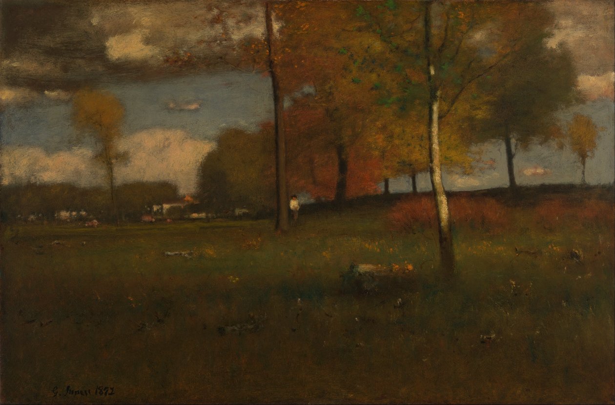 Près du village, octobre - George Inness