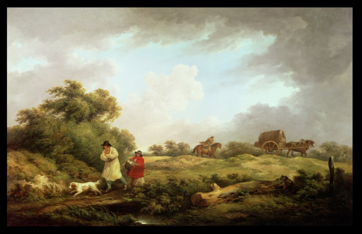 Jour venteux - George Morland