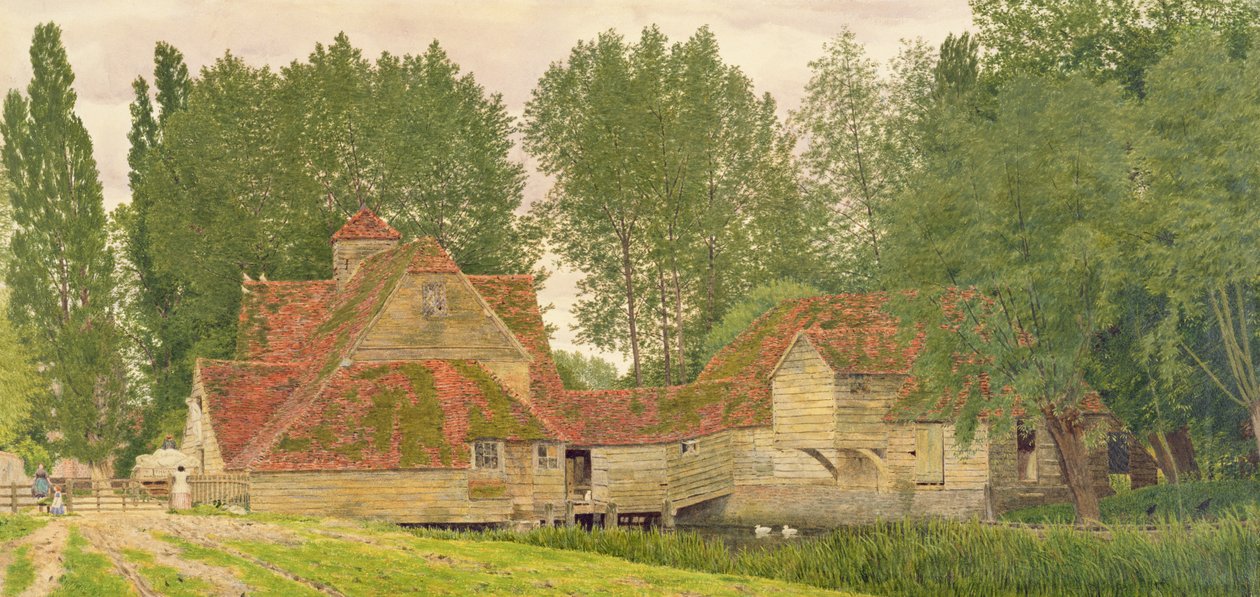Moulin sur la Tamise à Mapledurham, 1860 - George Price Boyce