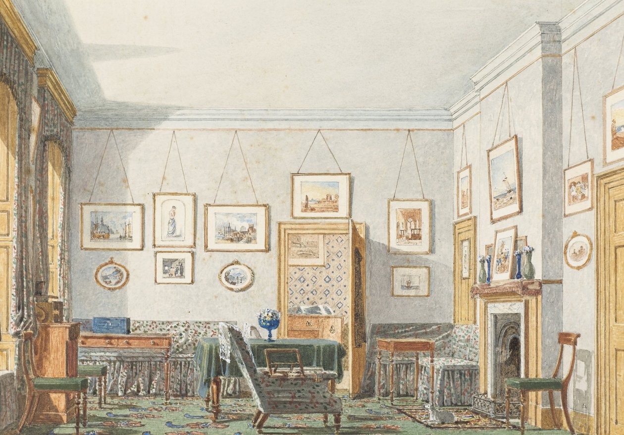Chambre de George James Drummond à Oxford, 1853 - George Pyne