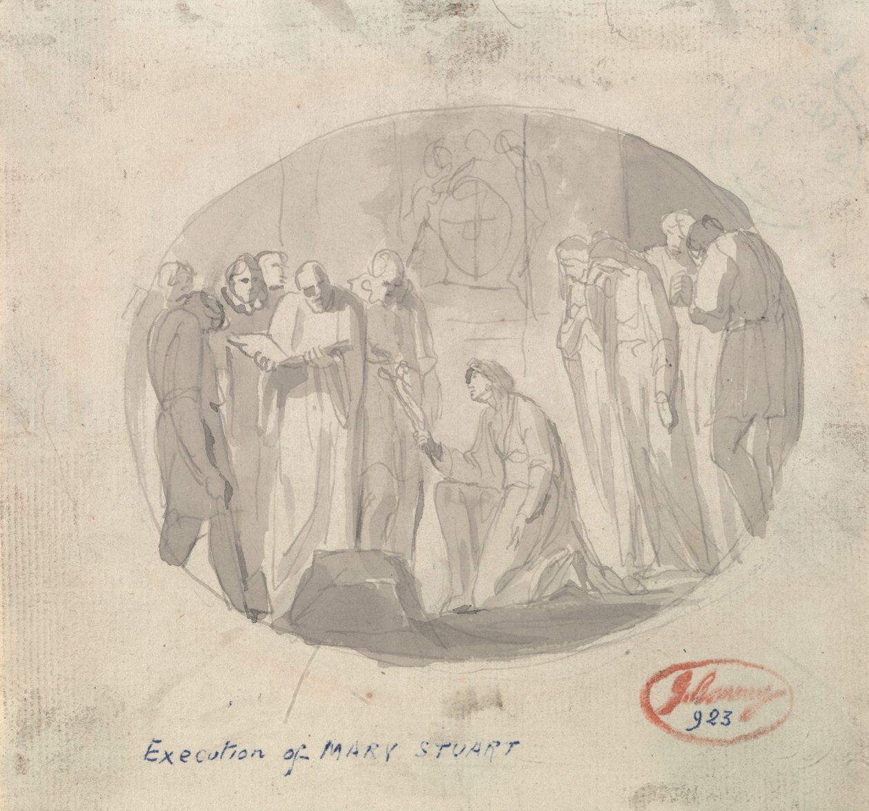 Exécution de Mary Stuart - George Romney