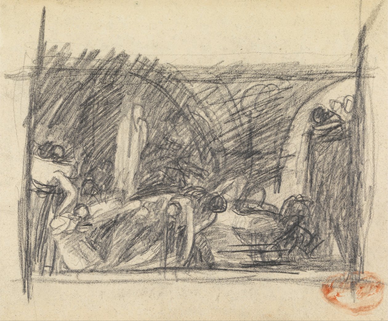 Étude de composition de figures 3 - George Romney