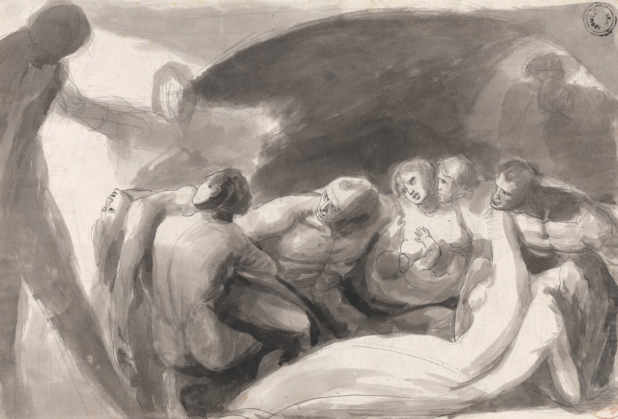 Howard visitant une prison - George Romney