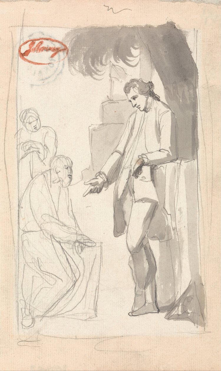 Major Pierson et le Brahmane - George Romney