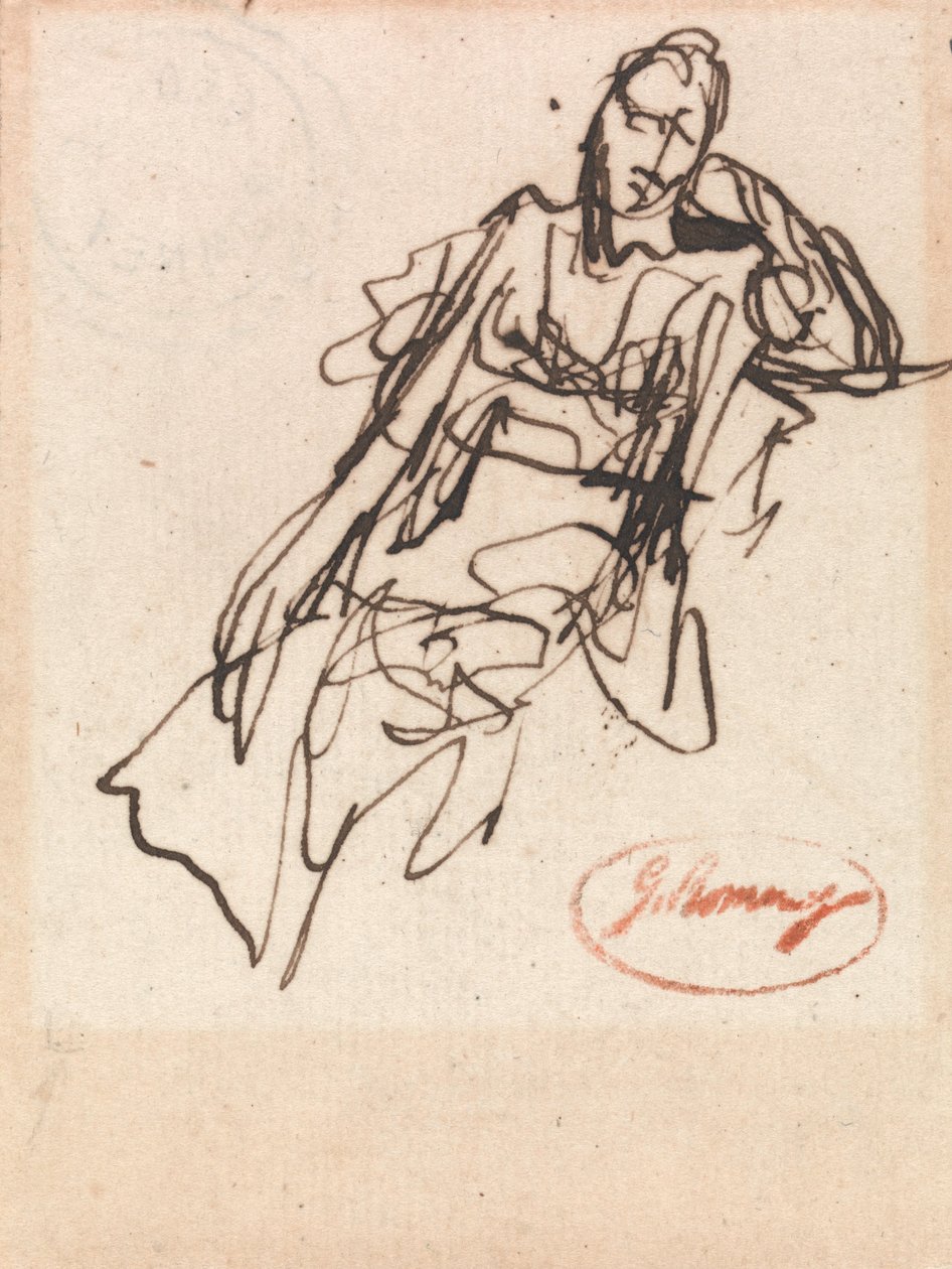Femme assise, peut-être Mme Hayley - George Romney