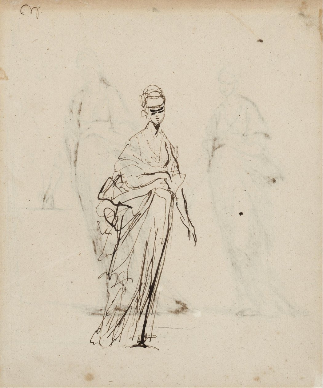 Figure féminine seule - George Romney