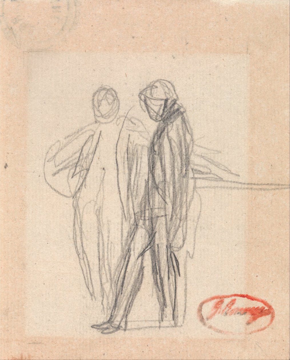 Deux figures debout - George Romney