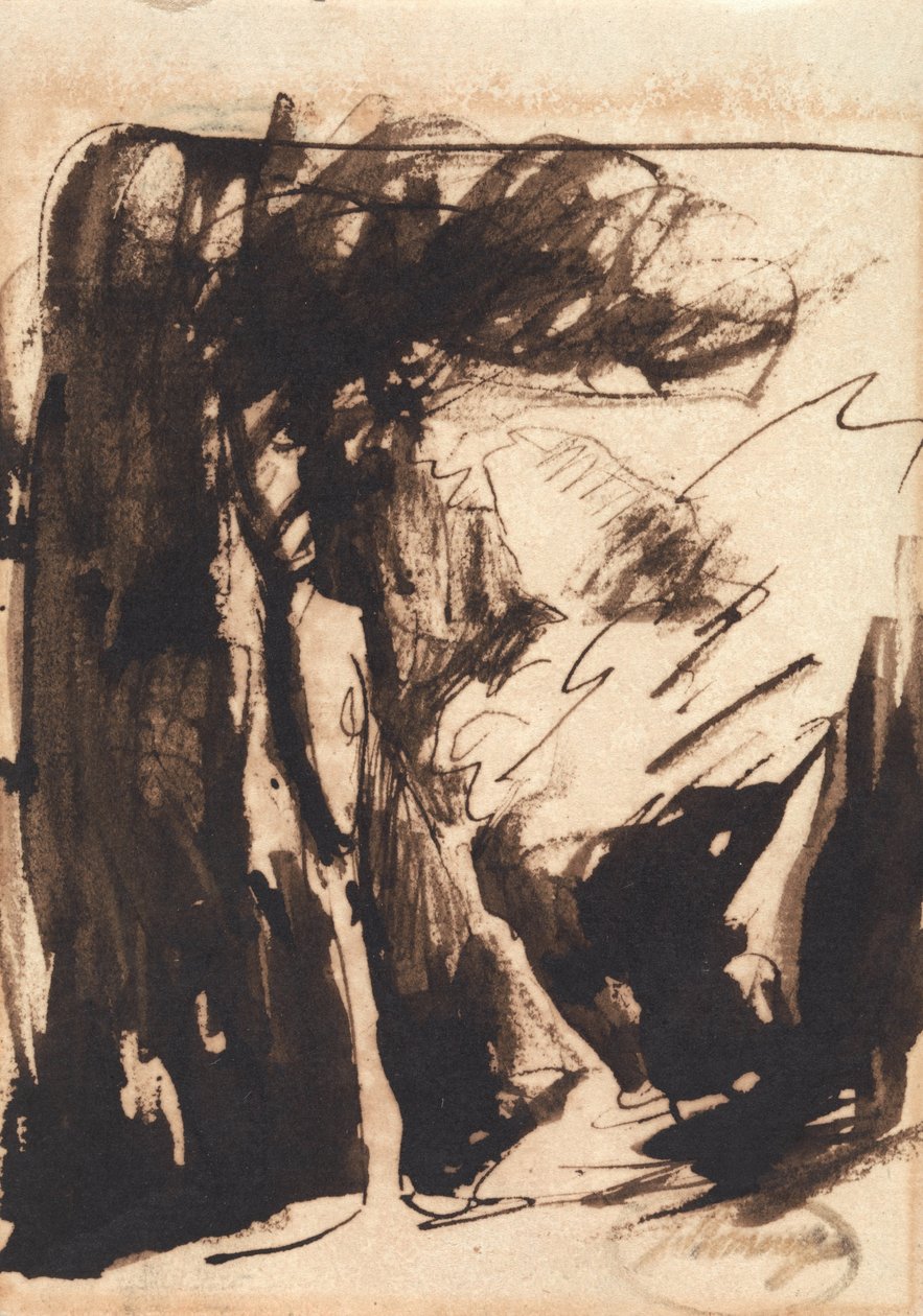 Paysage boisé - George Romney
