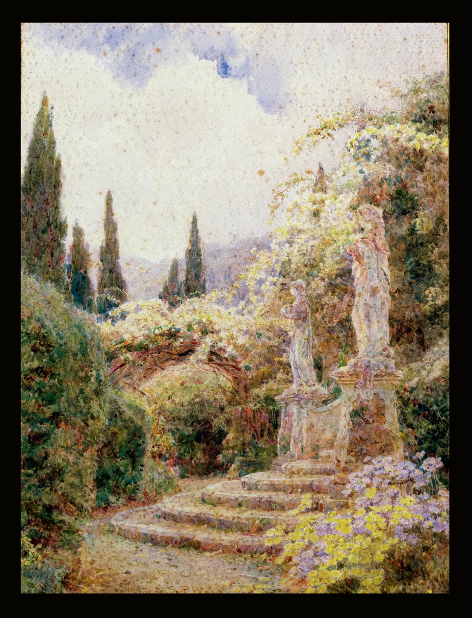 Flore et Pomone, Villa Arson, Nice - George Samuel Elgood