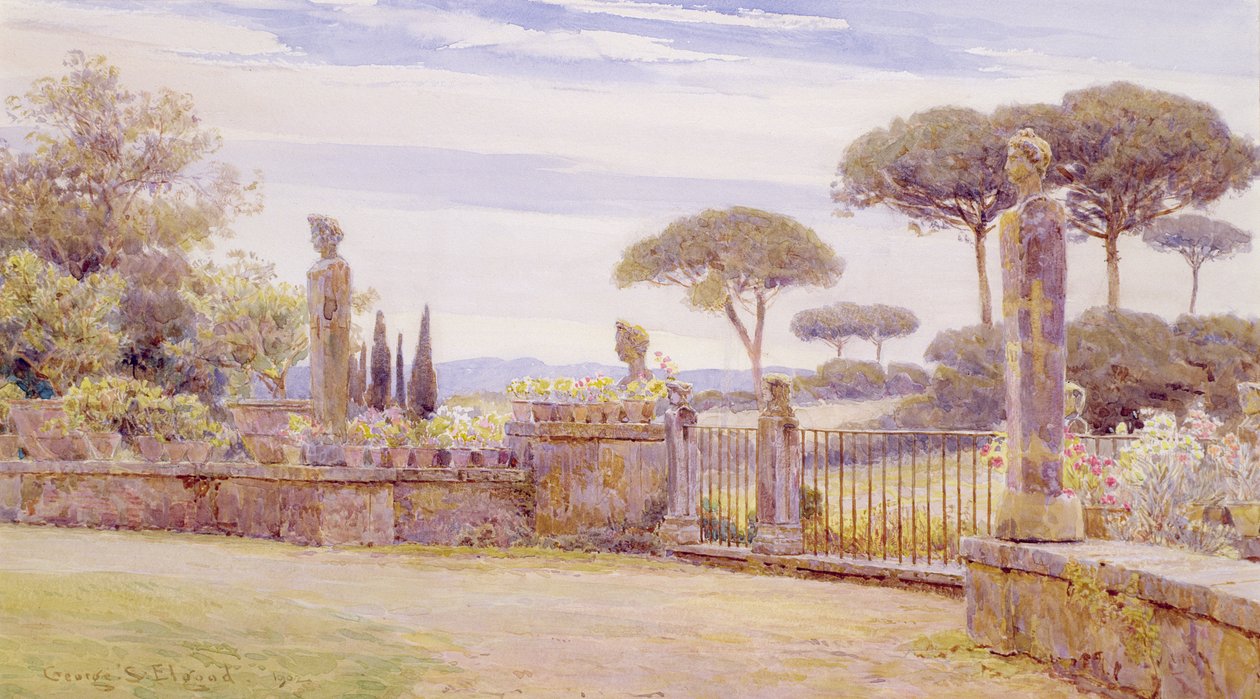 Le Belvédère, Villa Piatti, Rome - George Samuel Elgood