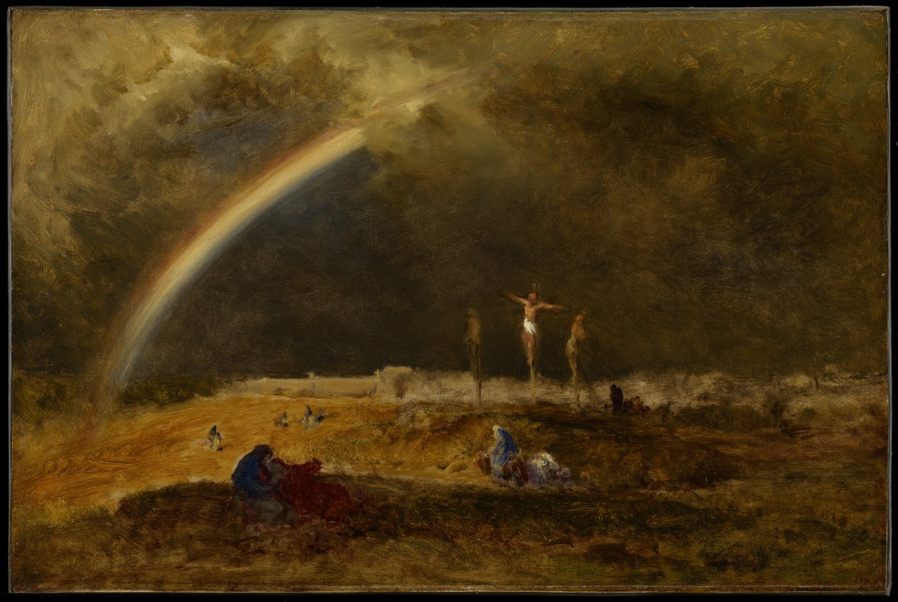 Le triomphe au Calvaire, vers 1874 - George Inness