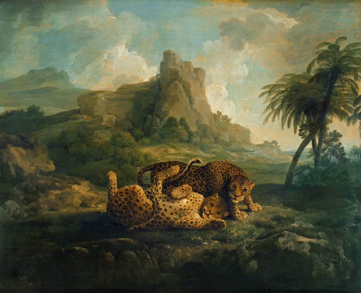 Tigres en jeu, c.1763-8 - George Stubbs
