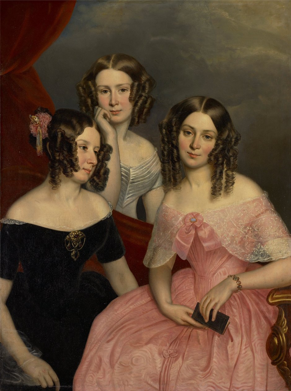 Les trois sœurs Robinson - George Theodore Berthon