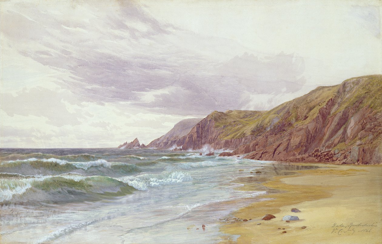 Dale, Pembrokeshire, juillet 1866 - George Vicat Cole