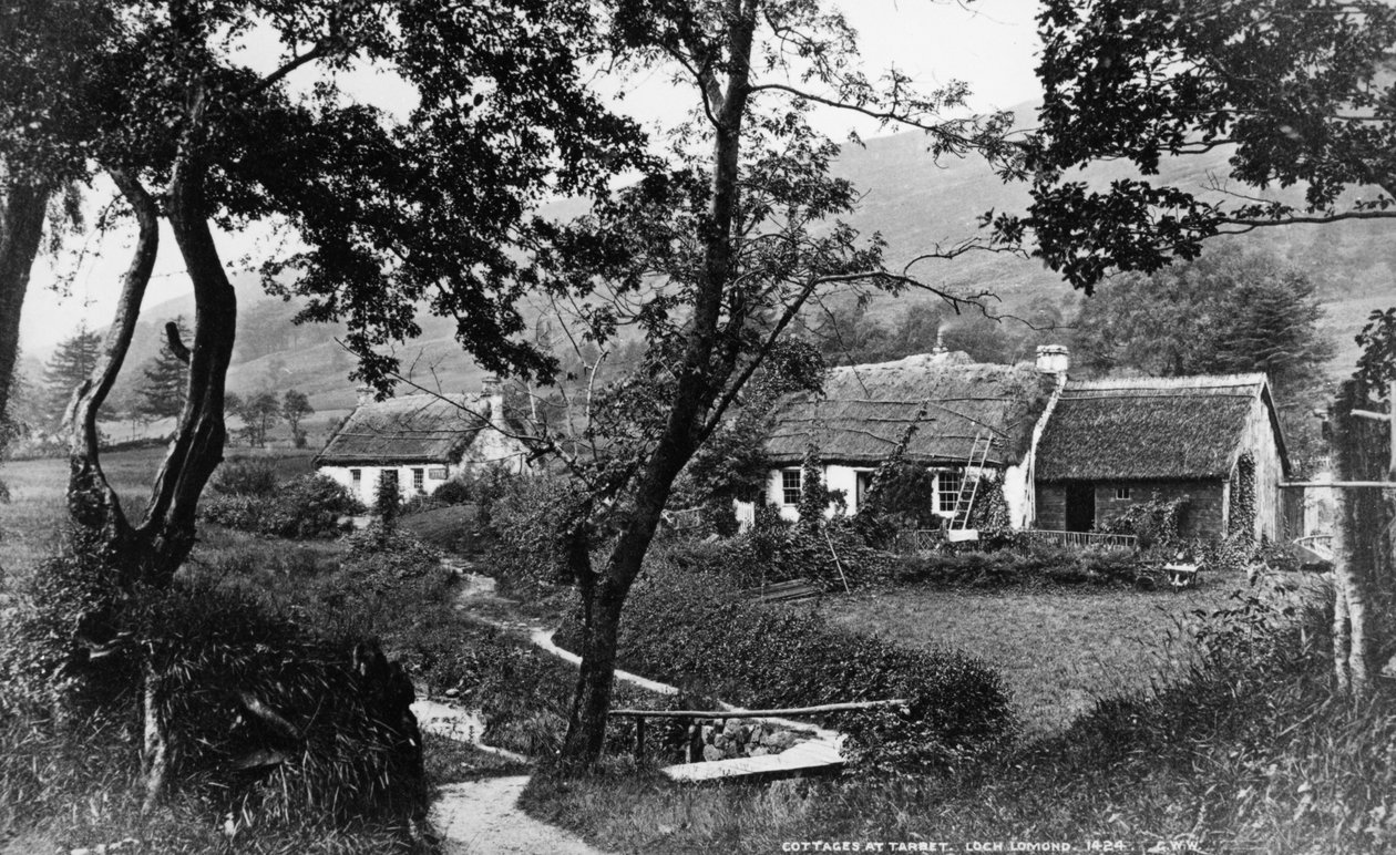 Cottages à Tarbet, Loch Lomond, c.1860-80 - George Washington Wilson