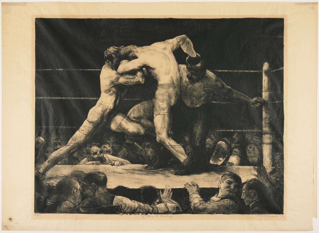 Un cerf chez Sharkey, 1917 - George Wesley Bellows