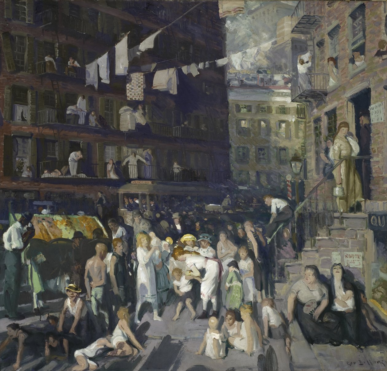 Habitants des falaises, 1913 - George Wesley Bellows
