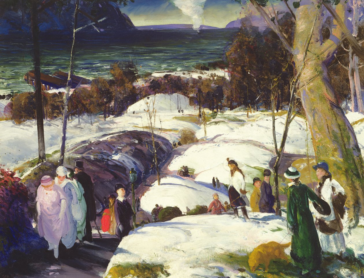 Neige de Pâques, 1915 - George Wesley Bellows
