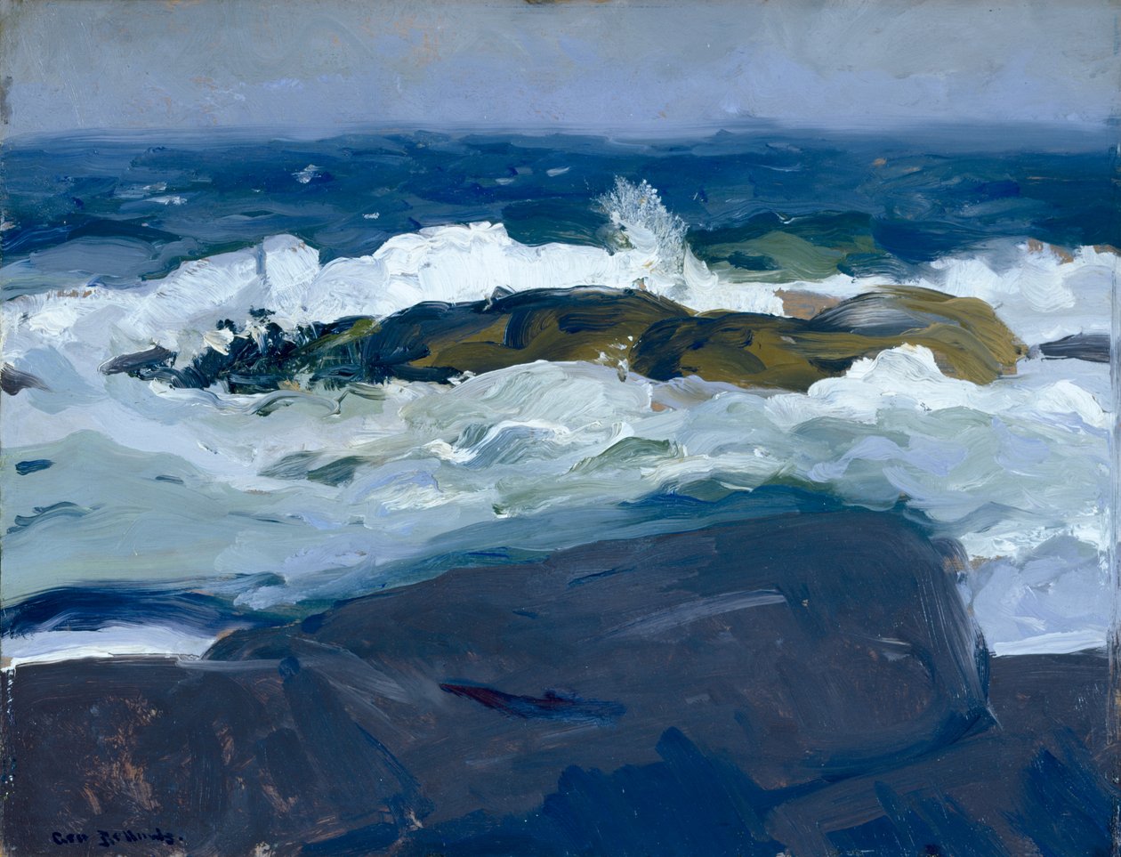 Récif rocheux, Maine - George Wesley Bellows