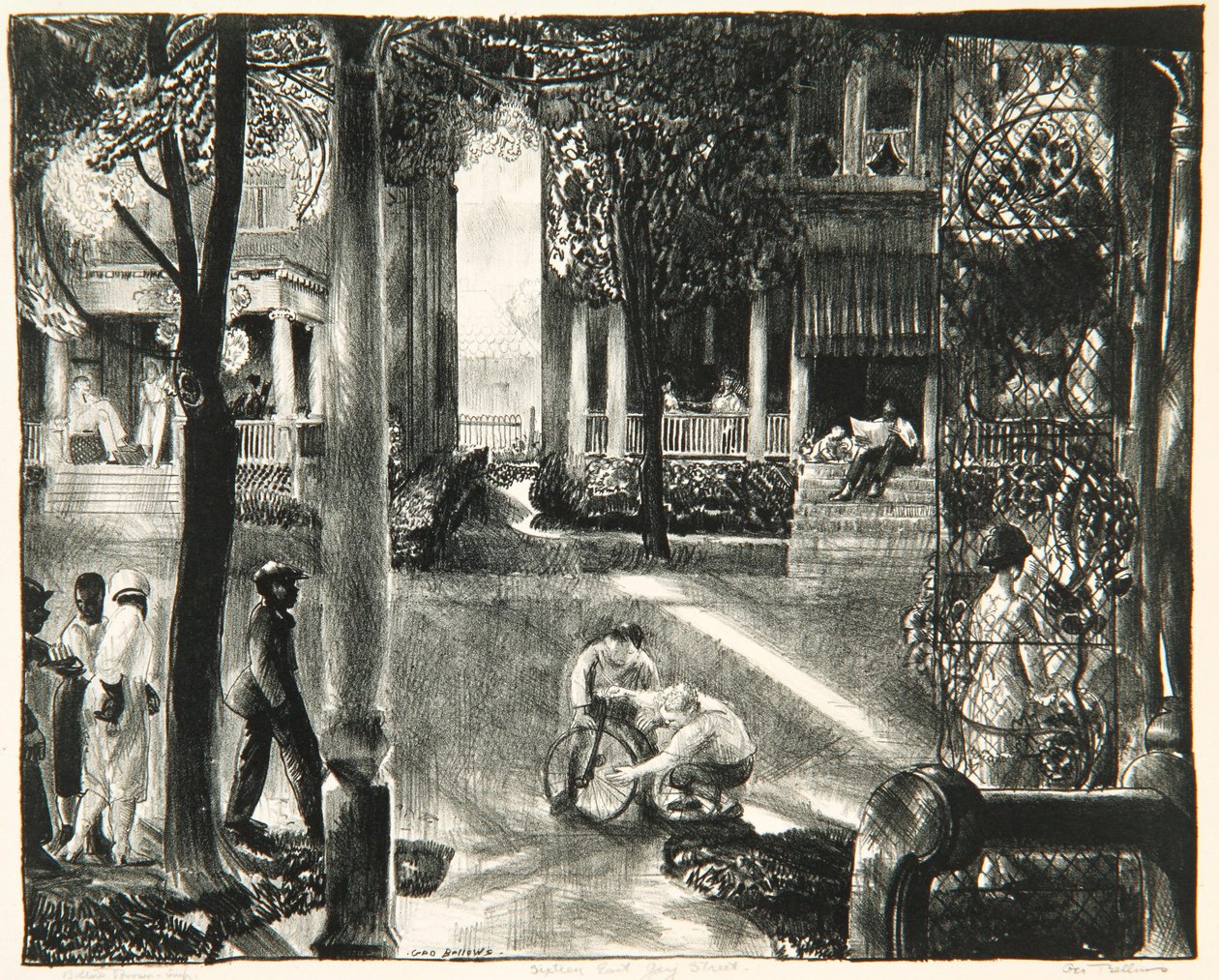 Seize East Gay Street, 1923-24 - George Wesley Bellows