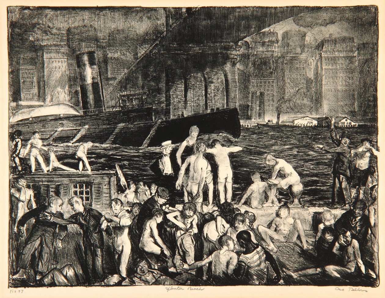 Plage de Splinter, 1916 - George Wesley Bellows