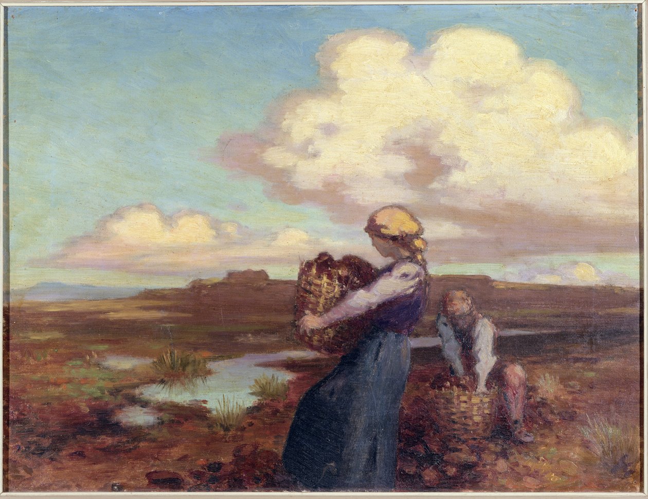 Les ramasseurs de tourbe - George William Russell