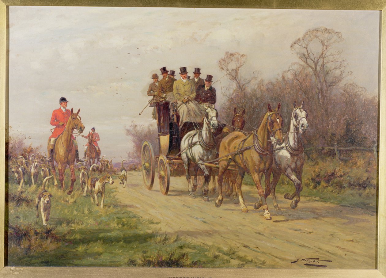 Un carrosse et quatre chevaux - George Wright