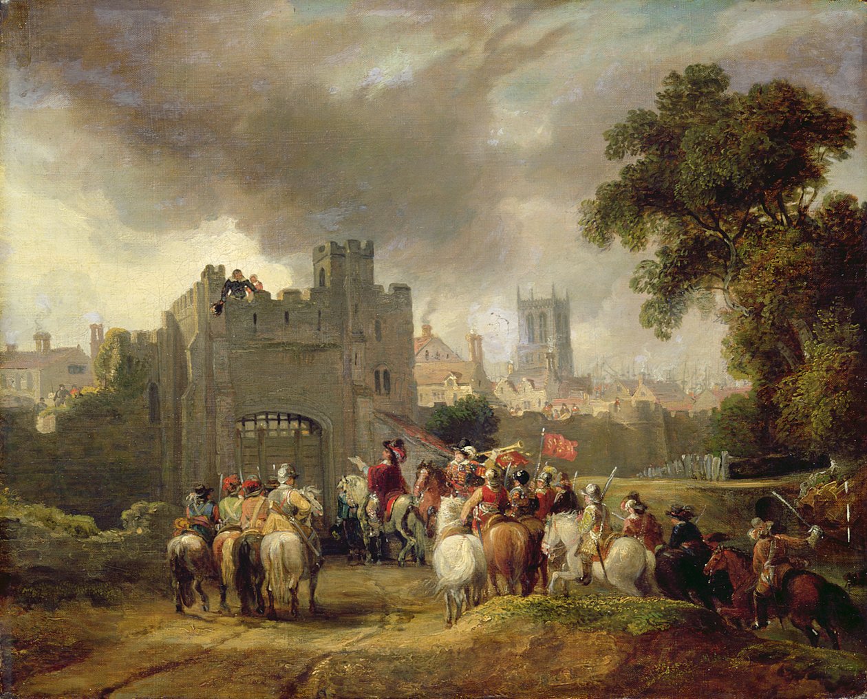 Charles Ier devant Hull - George Arnald