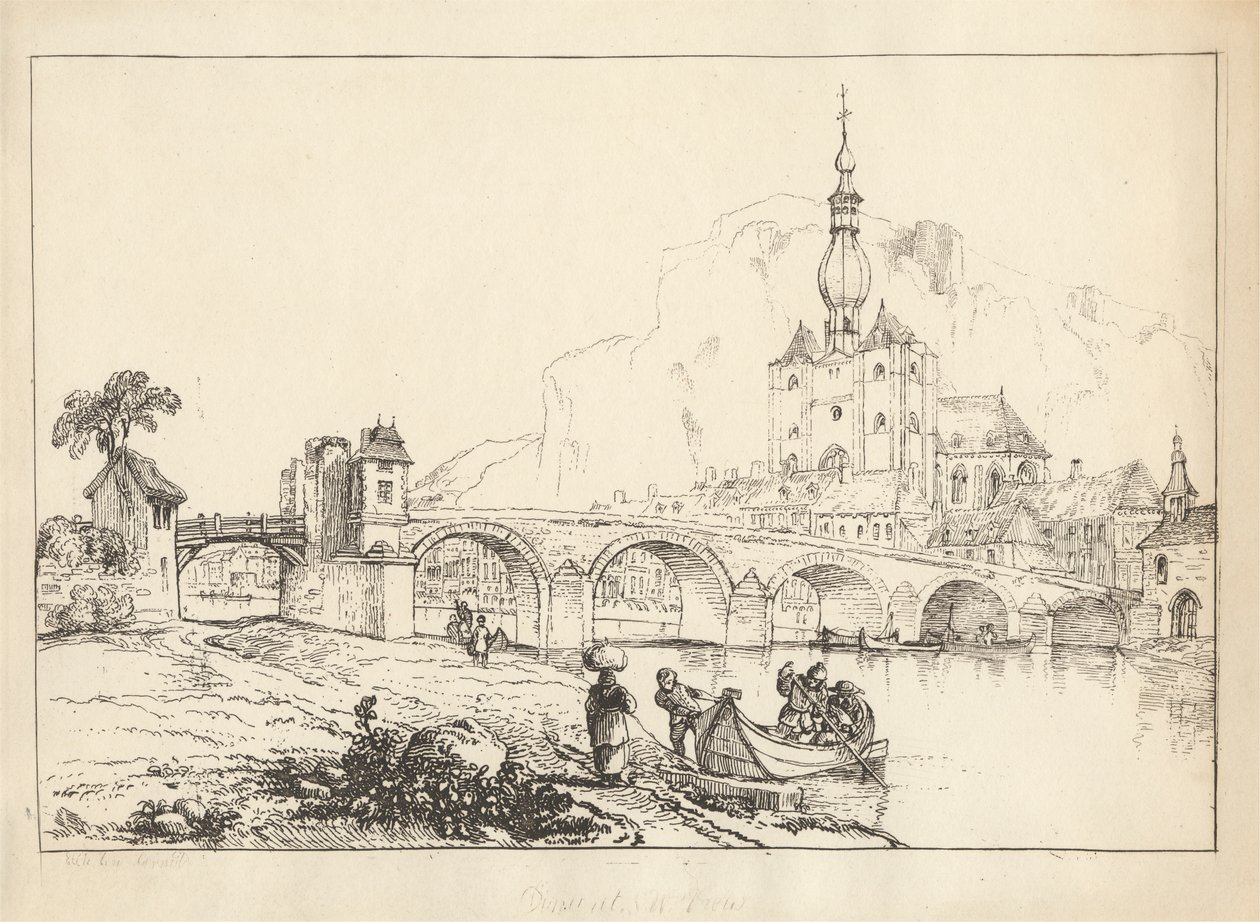 Dinant, n° 1 : Vue sud-ouest - George Arnald