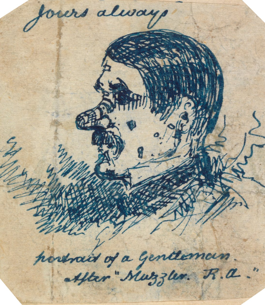 Autoportrait - George Augustus Sala