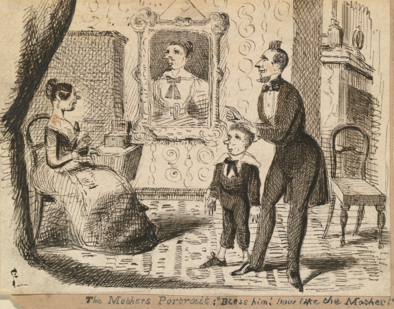 Le portrait de la mère - George Augustus Sala