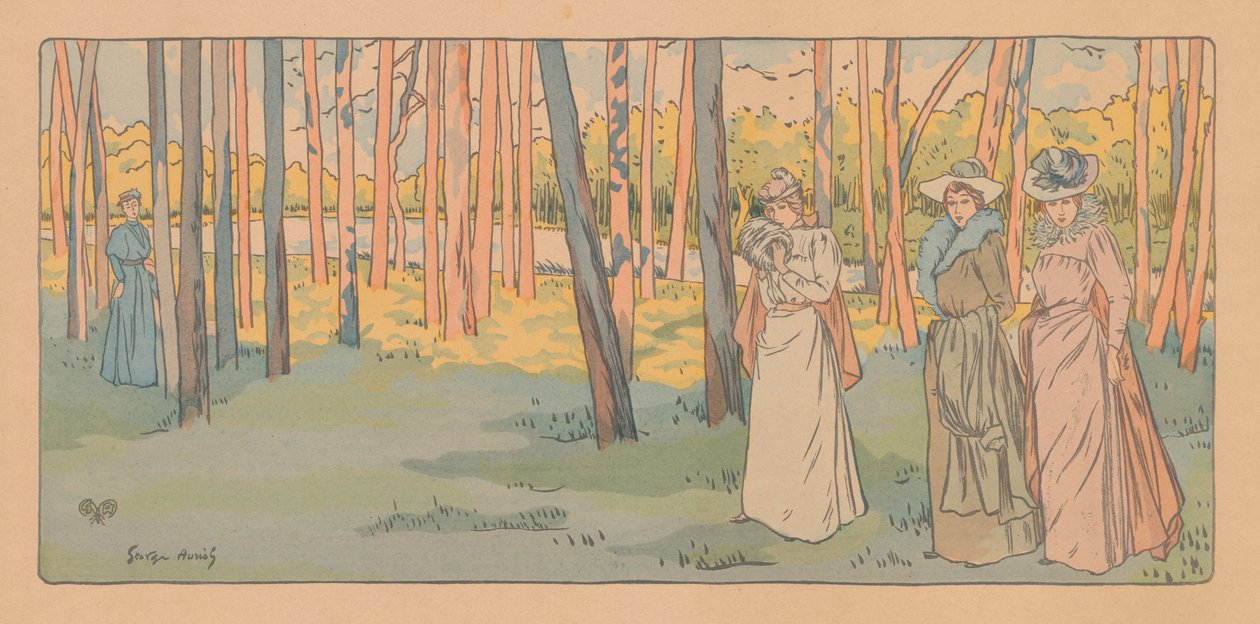 Promenade sur Bois - George Auriol
