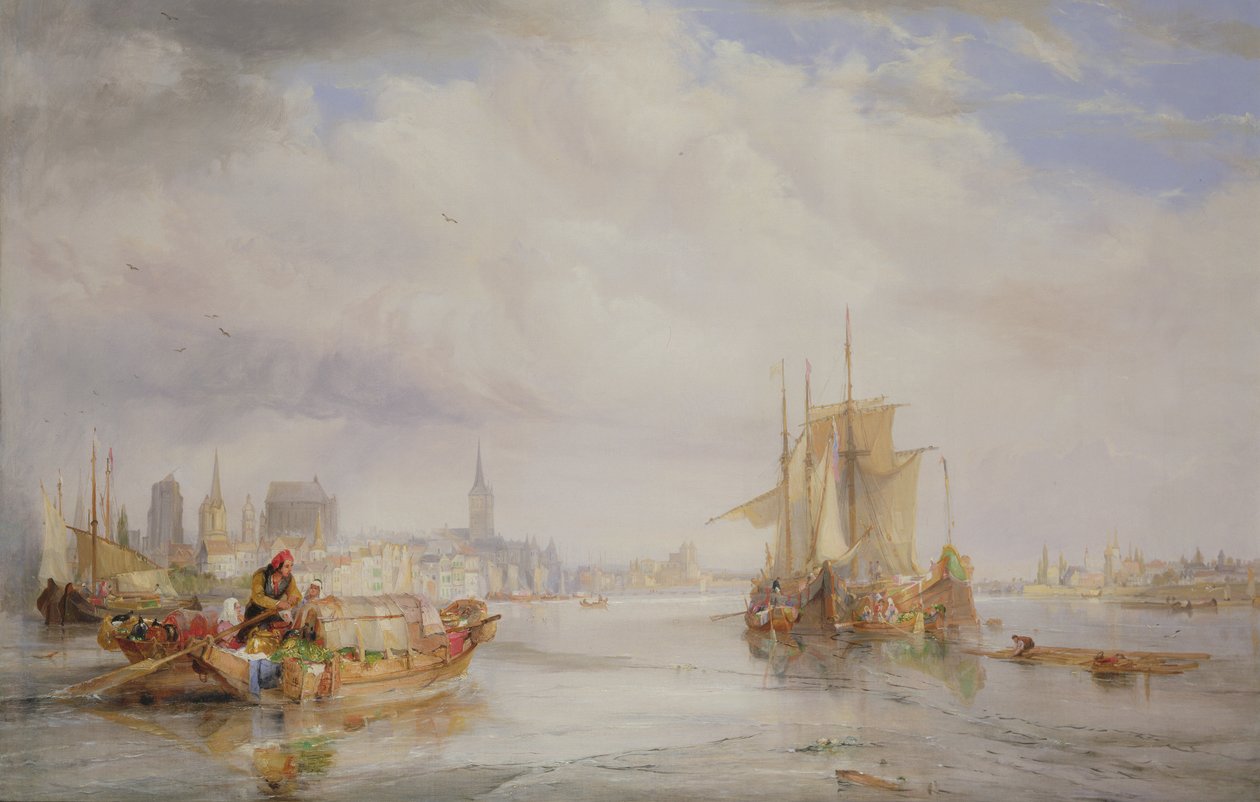 Cologne sur le Rhin, 1835 - George Balmer