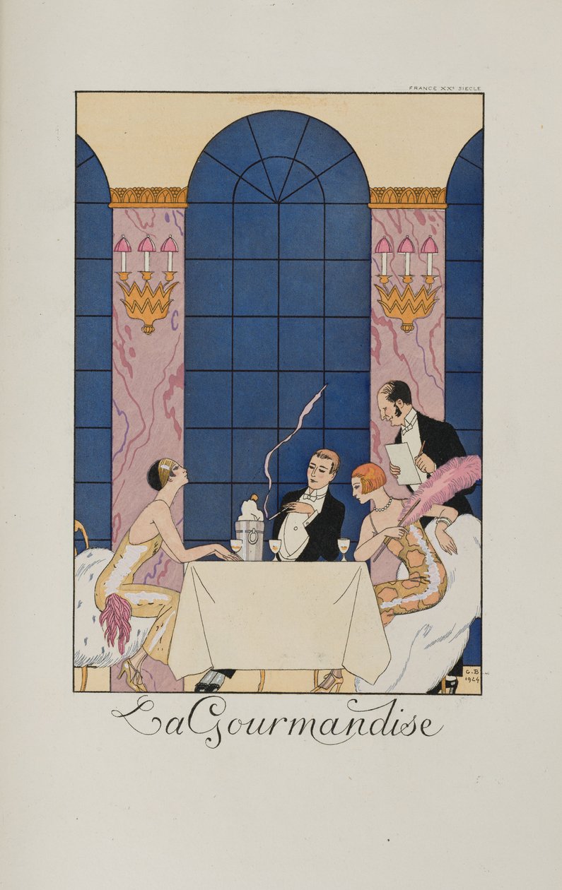 Falbalas et fanfreluches: La Gourmandise, 1924 - George Barbier