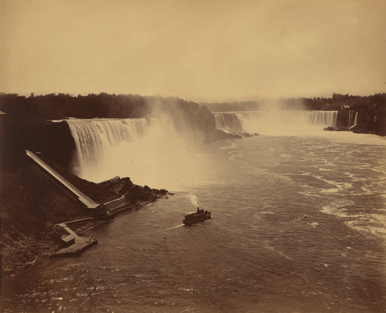 Chutes du Niagara, c. 1890 (photo) - George Barker