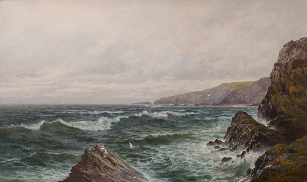Paysage marin, fin 19ème-20ème siècle - George Barker