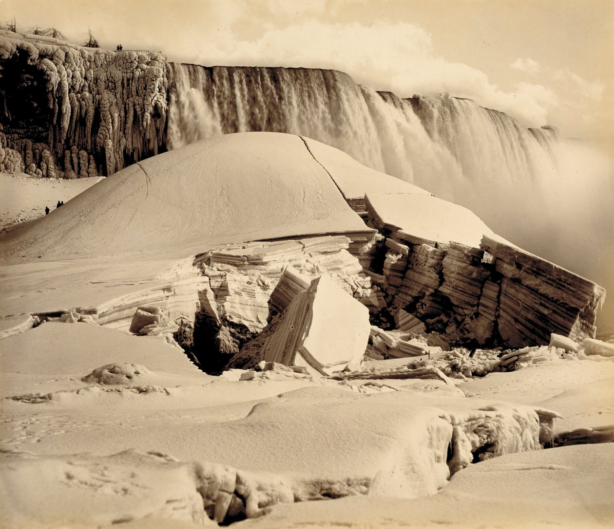 Les chutes en hiver - George Barker