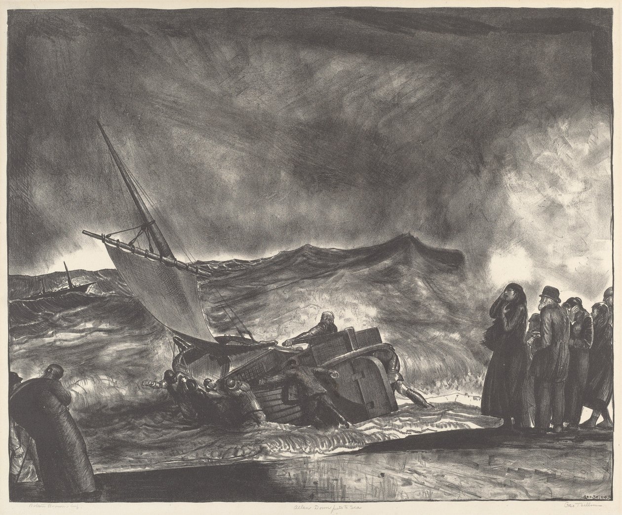 Allan Donn prend la mer - George Bellows