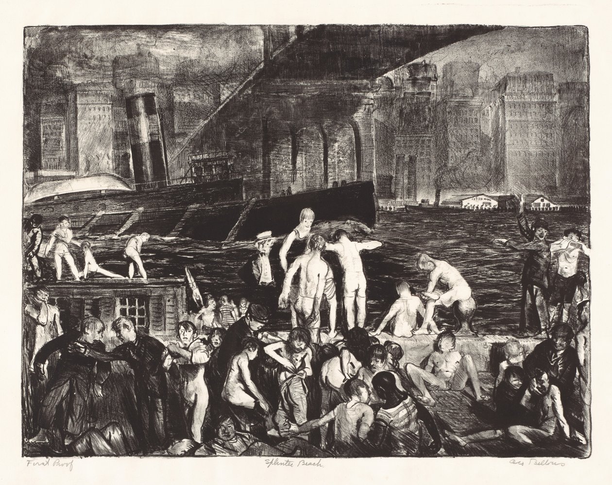 Plage des éclats - George Bellows