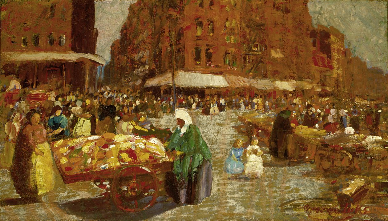 Rue Houston - George Benjamin Luks