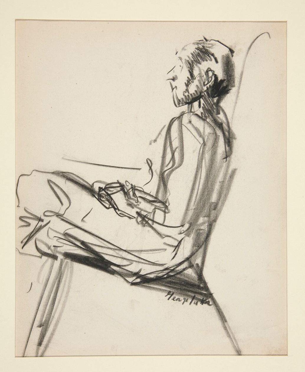 Homme assis - George Benjamin Luks