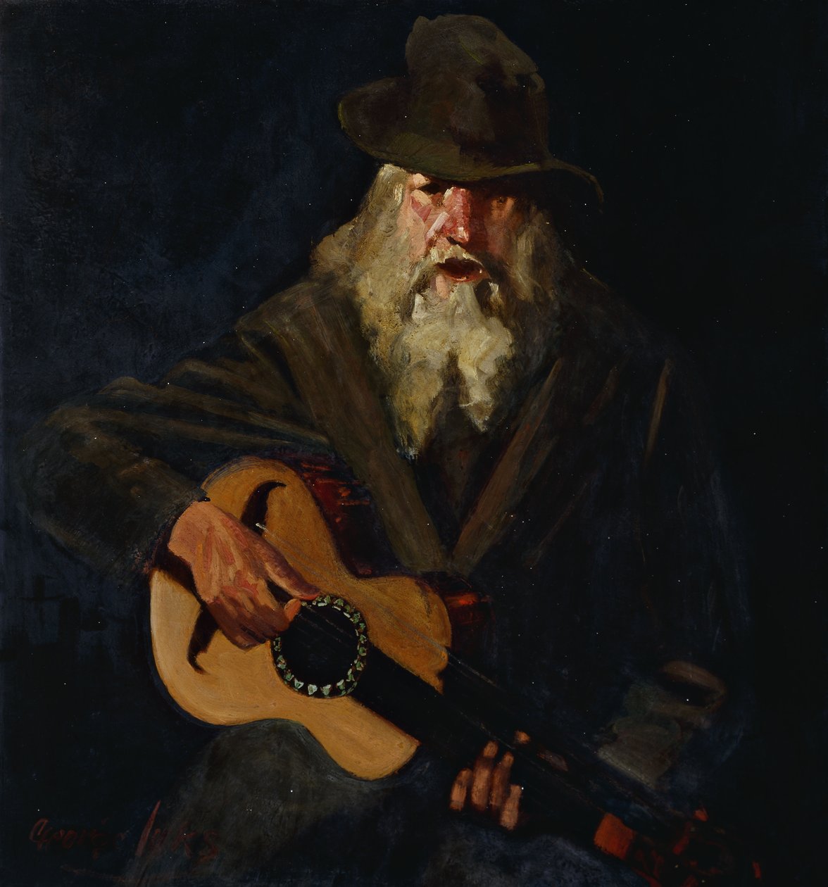 Le musicien vagabond - George Benjamin Luks