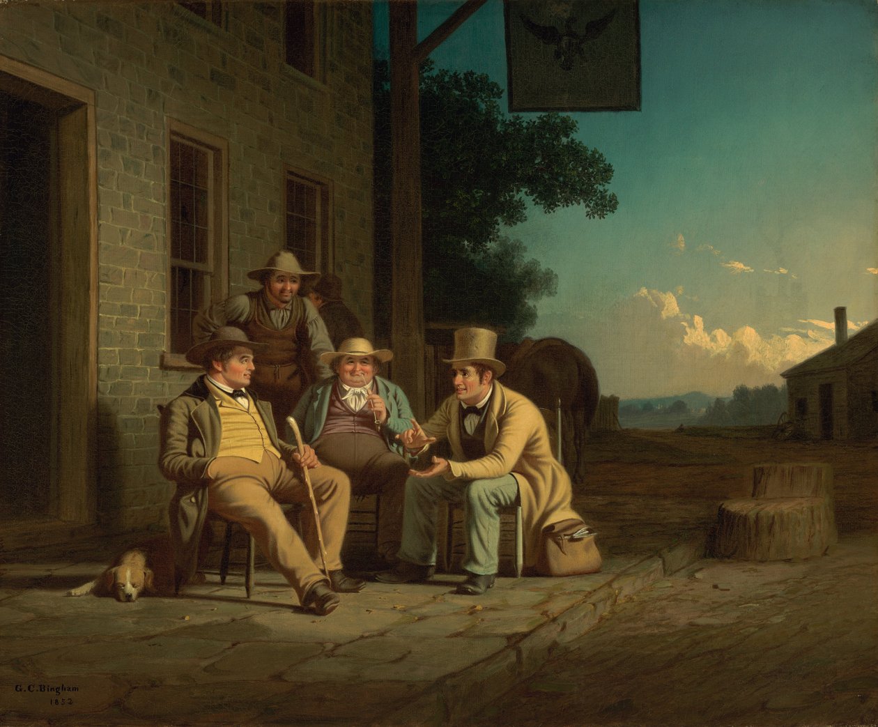 Démarchage électoral - George Caleb Bingham